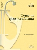 Come in quest'ora bruna aus Simon Boccanegra für Sopran und Klavier