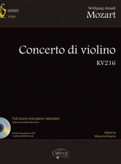 Cover Concerto in g Major vor violin and orchestra (+CD) for violin and piano (with full score)