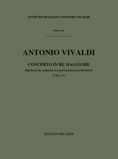 A. Vivaldi Concerti Per Strumenti Diversi E B.C.: Materiale D'Orchestra (In Vendita)