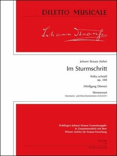 DM1062SET J.Strauß (Sohn), Im Strumschritt für großes Orchester Stimmensatz