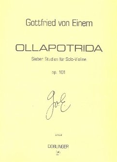 Cover Ollapotrida op.101 7 Studien für Violine solo