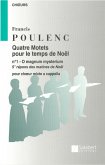 O magnum mysterium pour choeur mixte a cappella (lat) partition 4 motets pour le temps de noel no.1