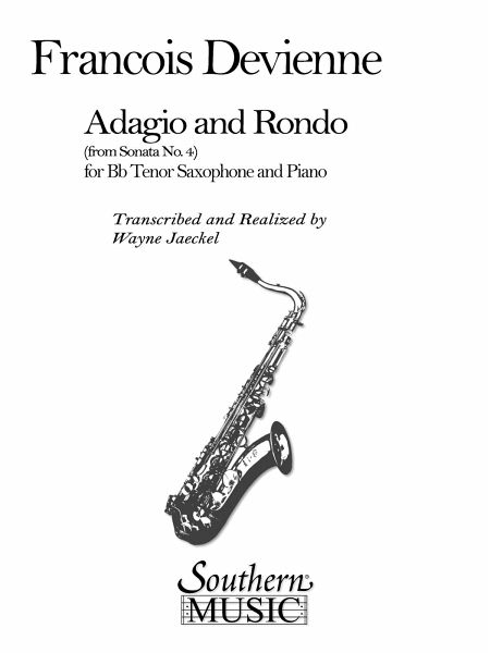 François Devienne Adagio And Rondo (Archive) Tenor Saxophone Buch François Devienne Adagio And Rondo (Archive) Tenor Saxophone Buch