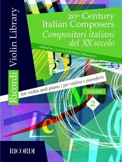 Cover 20th Century Italian Composers vol.2 for violin and piano
