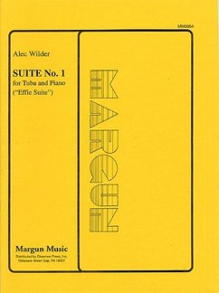 Cover Alec Wilder, Suite No. 1 for Tuba and Piano (Effie Suite) Tuba und Klavier Buch