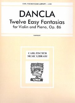 Cover 12 Easy Fantasias op.86 for violin and piano