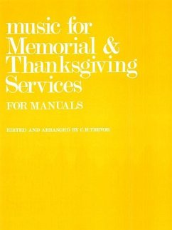 Cover Music for Memorials and Thanksgiving Services for manuals