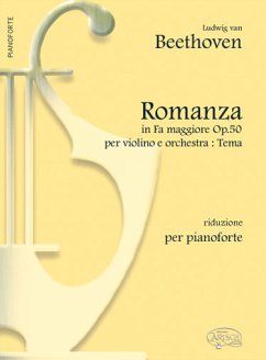 Cover Ludwig van Beethoven, Romanza In Fa Maggiore Op 50 Klavier Buch