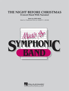John Moss, The Night Before Christmas Concert Band Partitur + Stimmen