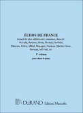 Various Echos De France Volume 1 Cht-Piano Vocal and Piano