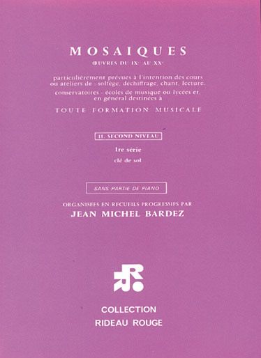 Jean-Michel Bardez, Mosaďques 2čme Niveau - 1čre Série Alle Instrumente Buch