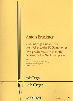 Cover 2 nachgelassene Trios zum Scherzo der 9. Sinfonie für Viola und Orgel