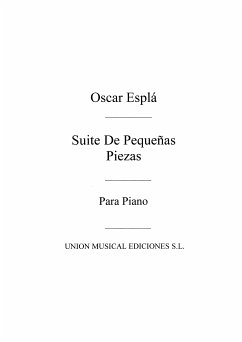 Oscar Espla, Suite De Pequenas Piezas Klavier Buch