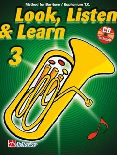 Cover Jaap Kastelein_Michiel Oldenkamp Look, Listen & Learn 3 Baritone / E Baritone/Euphonium TC Buch + CD