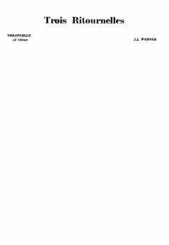 Cover 3 Ritournelles pour flűte te harpe (violoncelle ad lib) violoncelle