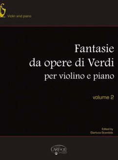 Cover Giuseppe Verdi, Fantasie da Opere per Violino e Piano, Volume 2 Cello und Klavier Buch