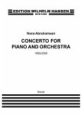 Concerto for piano and orchestra score, Großformat