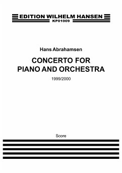 Concerto for piano and orchestra score, Großformat