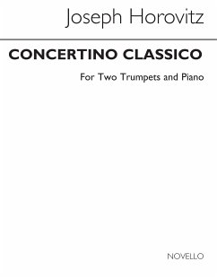 Cover Concertino classico for 2 trumpets and piano parts, archive copy