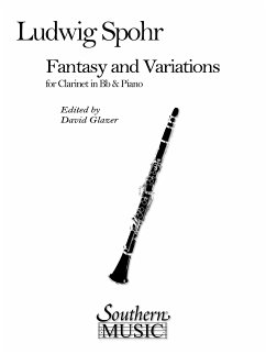 Cover Ludwig Spohr Fantasy And Variations Clarinet Buch