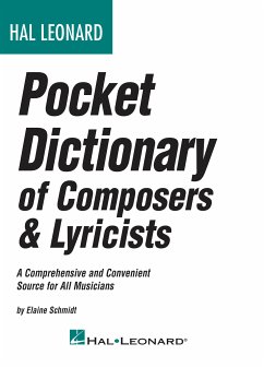 Cover Hal Leonard Pocket Dictionary: Compos & Lyric