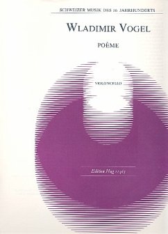 Cover Počme für Violoncello