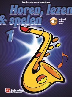 Cover Horen, lezen & spelen 1 altsaxofoon