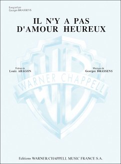 Il n'y a pas d'amour heureux: Einzelausgabe für Gesang/Klavier/Gitarre Cover Il n'y a pas d'amour heureux: Einzelausgabe für Gesang/Klavier/Gitarre