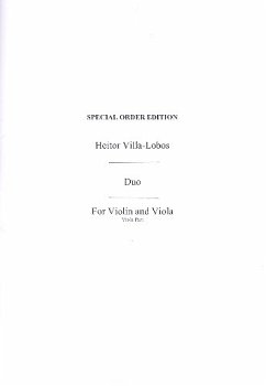 Cover Duo (1946) for violin and viola 2 scores (archive copy)