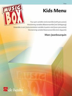 Cover Kids Menu for flexible 4-part wind ensemble score and parts