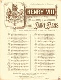 Saint-Saens Henry Viii N 11 Cht Vocal and Piano