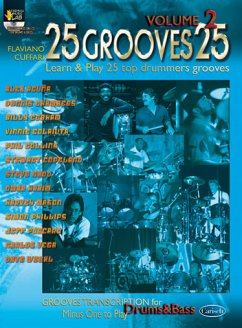 Cover 25 grooves 25 vol.2 (+CD): 25 top drummers grooves