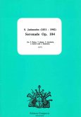 Serenade op.104 for 2 flutes, 2 oboes, 2 clarinets, 2 horns and 2 bassoons, score and parts