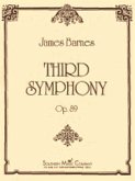 James Barnes Third Symphony Concert Band Partitur + Stimmen