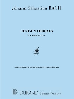 101 chorals a 4 parties pour orgue ou piano