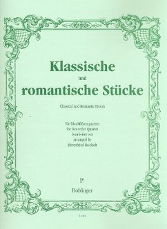 Klassische und romantische Stücke für Blockflötenquartett