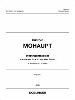 Cover Weihnachtslieder für gem Chor a cappella Partitur