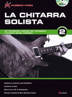 Massimo Varini, Chitarra Solista Volume 2 + Dvd Gitarre Buch + CD + CD-ROM Massimo Varini, Chitarra Solista Volume 2 + Dvd Gitarre Buch + CD + CD-ROM
