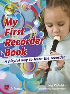 Cover Jaap Kastelein My First Recorder Book Recorder Buch + CD