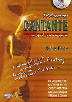 Cover Andrea Tosoni, Professione Cantante + Cd Vocal Buch + CD