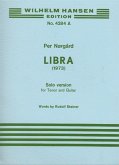 Libra for tenor, mixed chorus, guitar and 2 vibraphones (wind ad lib) score (dt/schwed)