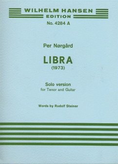 Libra for tenor, mixed chorus, guitar and 2 vibraphones (wind ad lib) score (dt/schwed)