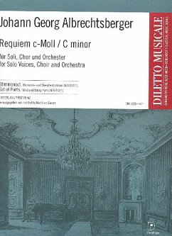 Requiem c-Moll für Soli, gem Chor und Orchester Stimmensatz (Streicher 4-3-2-2-1)