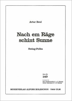 Cover NACH EM RAEGE SCHINT SUNNE SWING- POLKA FUER HANDHARMONIKA (+2.STIMME)