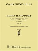 C. Saint-Saens Chanson De Gd-Pere Chant-Piano Vocal and Piano