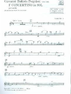 Cover Concertino G-Dur für Streicher Set ((2-2-2-2)-1-1-1)
