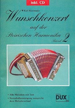 Cover Wunschkonzert auf der steirischen Harmonika Band 2 (+CD)