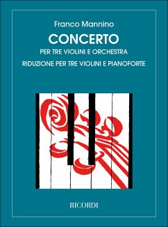 Cover F. Mannino Concerto 3 or 4 violins and Piano