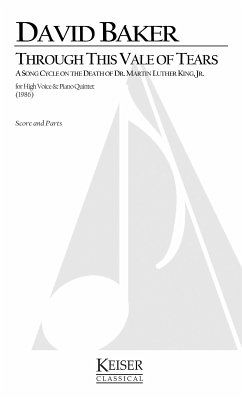 David Baker, Through This Vale of Tears Tenor and Piano Quintet Buch Cover David Baker, Through This Vale of Tears Tenor and Piano Quintet Buch