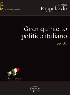 Cover Gran quintetto politico italiano op.81 (+CD-Rom) für 2 Violinen, 2 Violen und Violoncello, Partitur